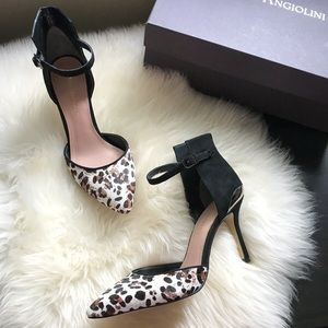 Calf Hair & Suede pumps